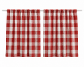 Red Tavern Plaid Curtains