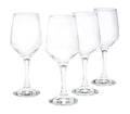 Set of Four Italian Crystal Wine Glass - Made in Italy