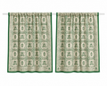 Green Artichoke Curtains (Rifle Paper Co. Pattern)