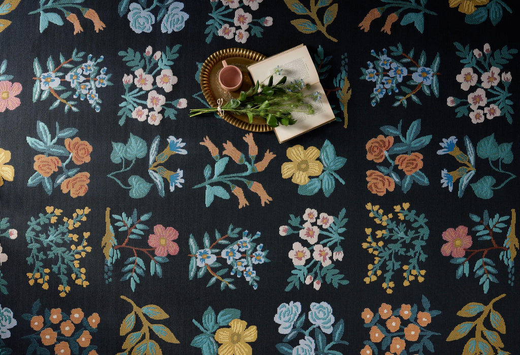 Loloi Rifle Paper Co Perennial Rose/Multi 2'-5" x 3'-11" Accent Rug | PRN-04 Indoor/Outdoor Approx. 2x4 Pink Entryway Kitchen, Vibrant, Bold, Accent Rug