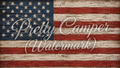 Digital Download for Large Screen TV - Rustic American Flag