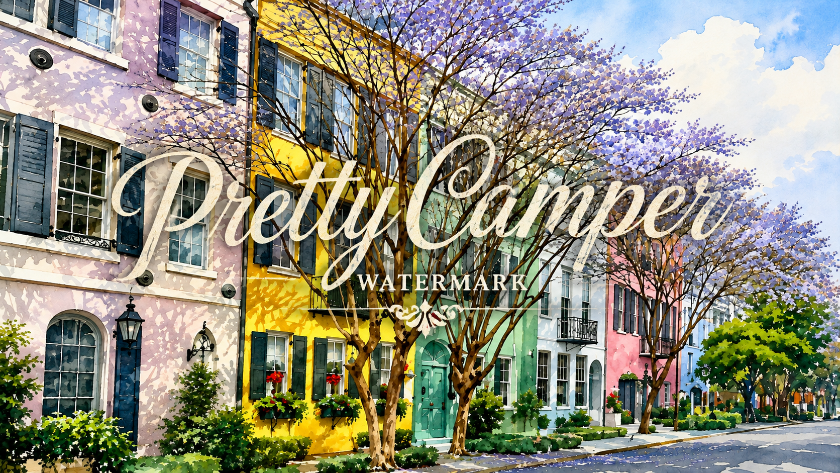 Digital Download for Large Screen TV- Charleston , SC The Rainbow Row