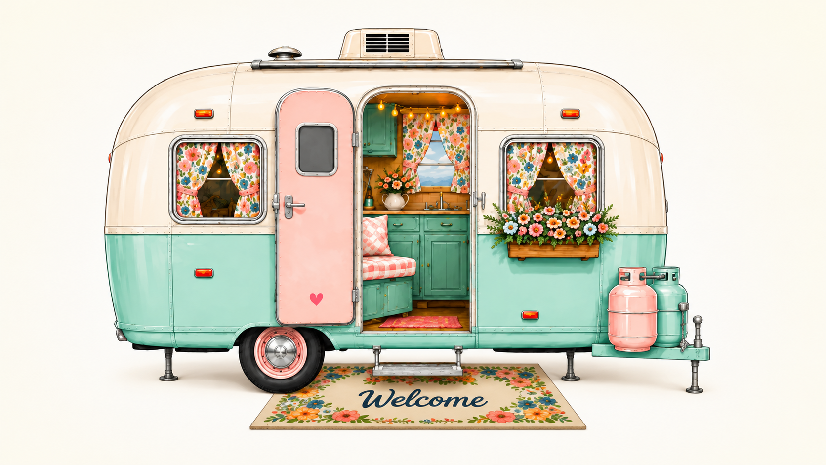 Digital Download for Large Screen TV - Pretty Camper