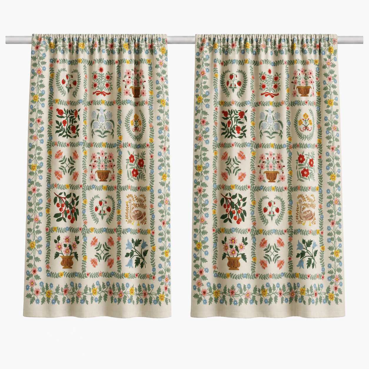 Helena Curtains (Rifle Paper Co. Pattern)