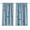 Country Farm Gingham Curtains (Rifle Paper Co. Pattern)