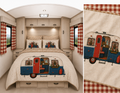 Pretty Camper Americana Check Reversible Duvet - Queen