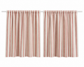 Pink Stripe Curtains (Rifle Paper Co. Pattern)