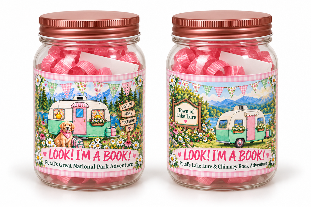 Petal’s Lake Lure & Chimney Rock Adventure — Personalized E-Book Adventure Jar
