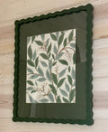 Rifle Paper Co. Framed Art (Willowberry Emerald/Green Frame)