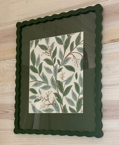 Rifle Paper Co. Framed Art (Willowberry Emerald/Green Frame)