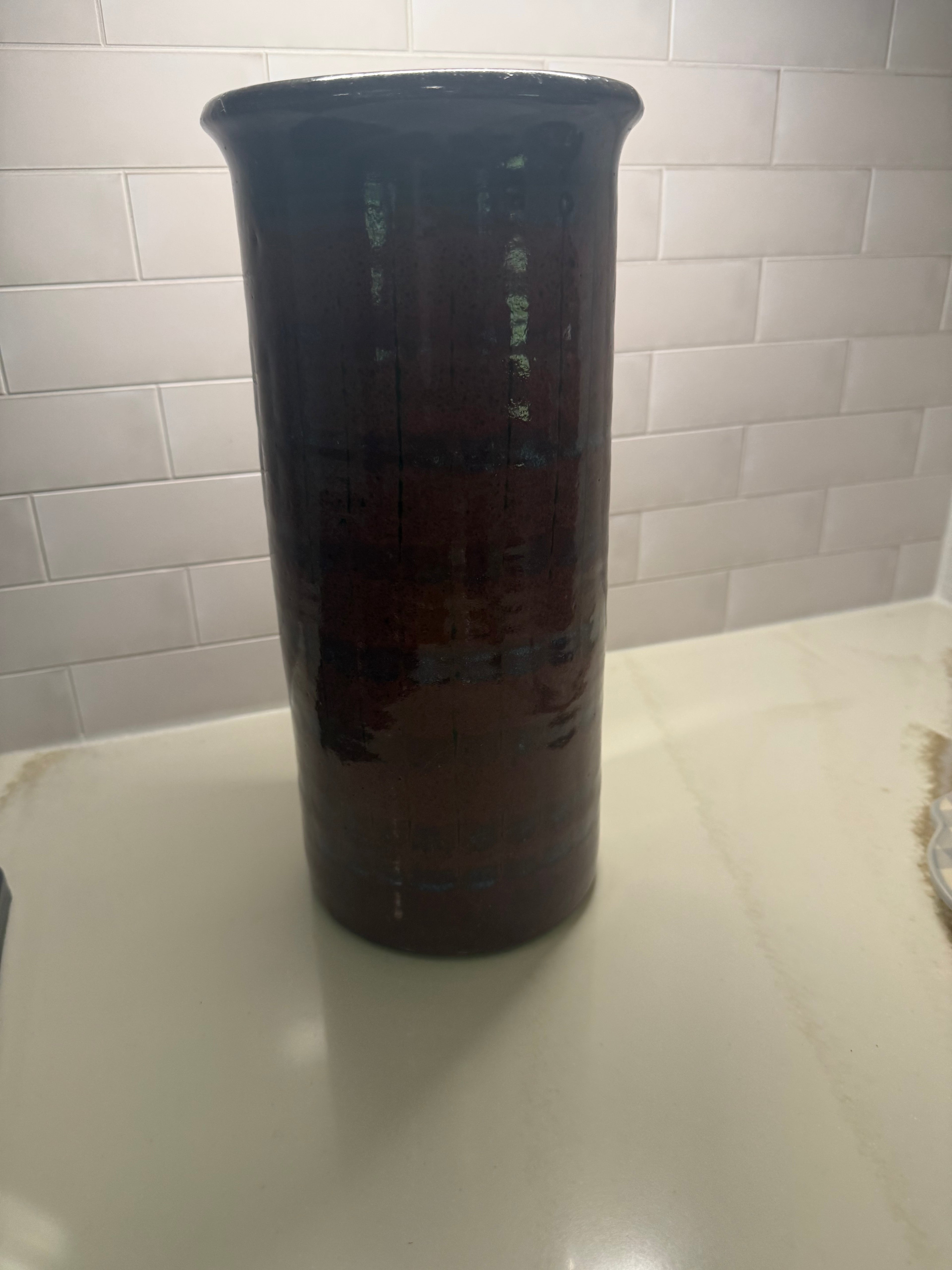 Large 13.5 inch Handmade Pottery Piece