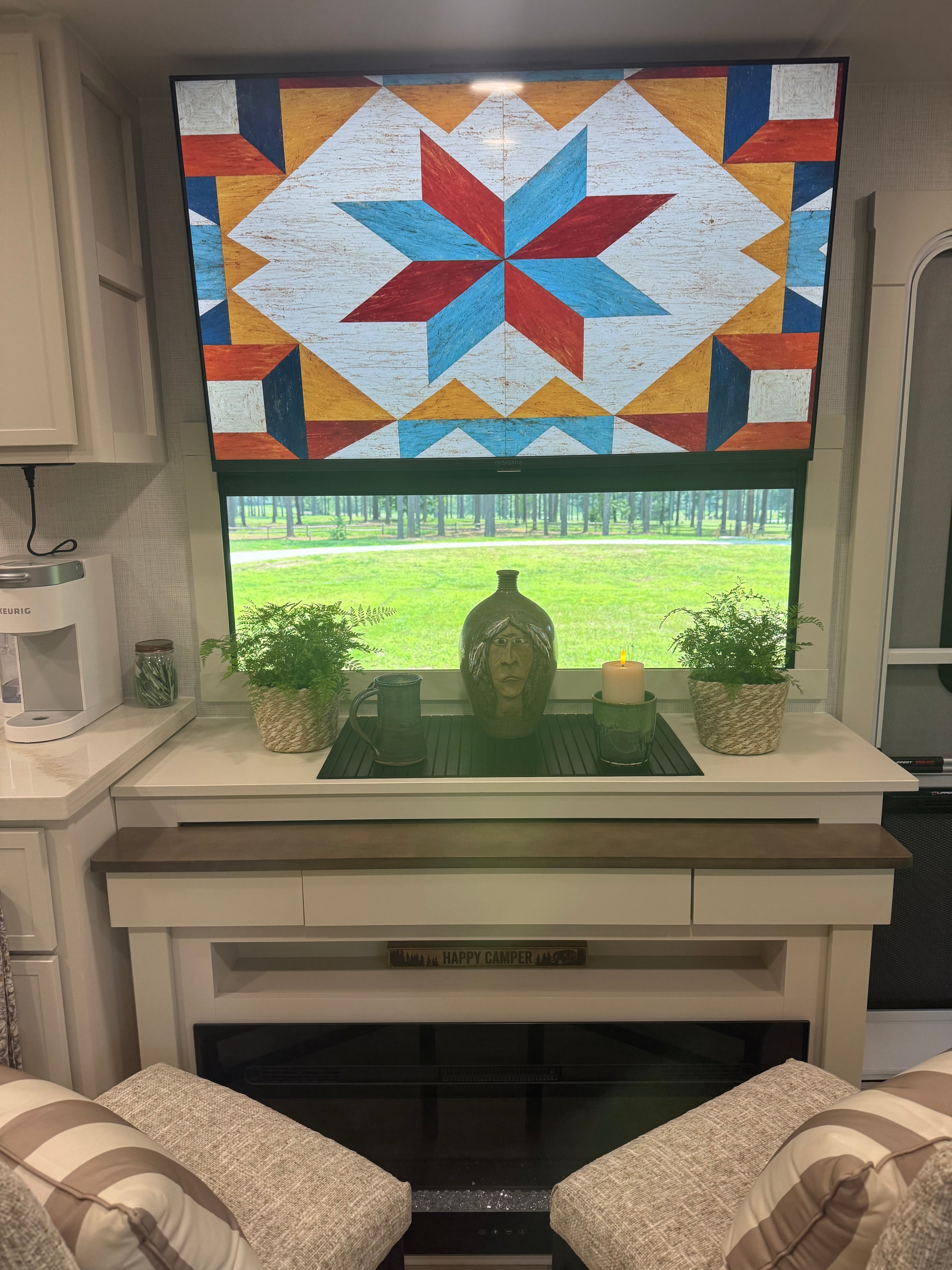 Digital Download for Large Screen TV - Barn Quilt Southwest Colors (Copy)