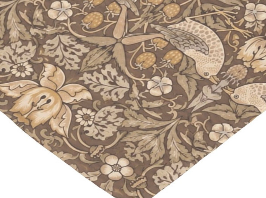 Pretty Camper - William Morris - Strawberry Thief Bed Runner and Pillow Set