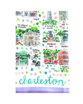Charleston Double-Sided Tea Towel