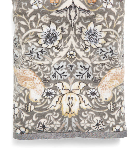 Morris & Co. Strawberry Thief Bath Towel