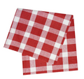 Red Tavern Check Tea Towel
