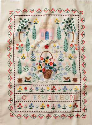 Rifle Paper Home Sweet Home Tea Towel