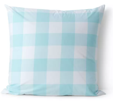 Land's End Easy Care Gingham Euro Sham Cover