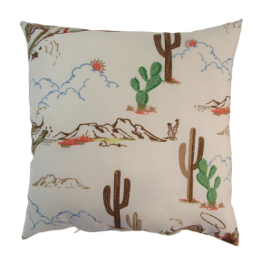 Cowgirl Western Indoor Outdoor Pillow (Set of 2)
