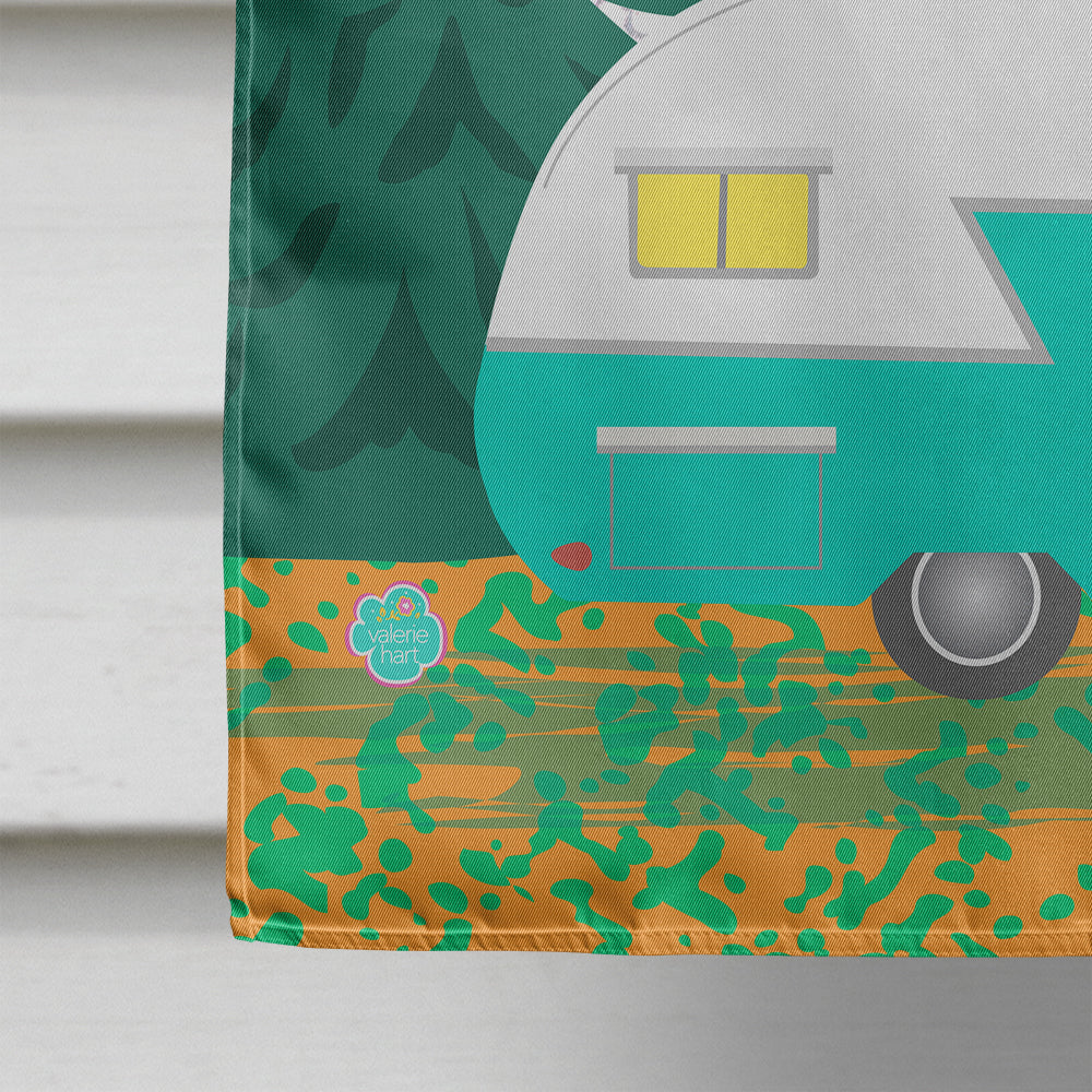 Let's Adventure Glamping Trailer Flag Canvas House Size VHA3003CHF