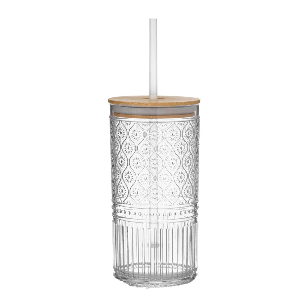 Claro Acrylic Clear Sippy Cup, Set of 4
