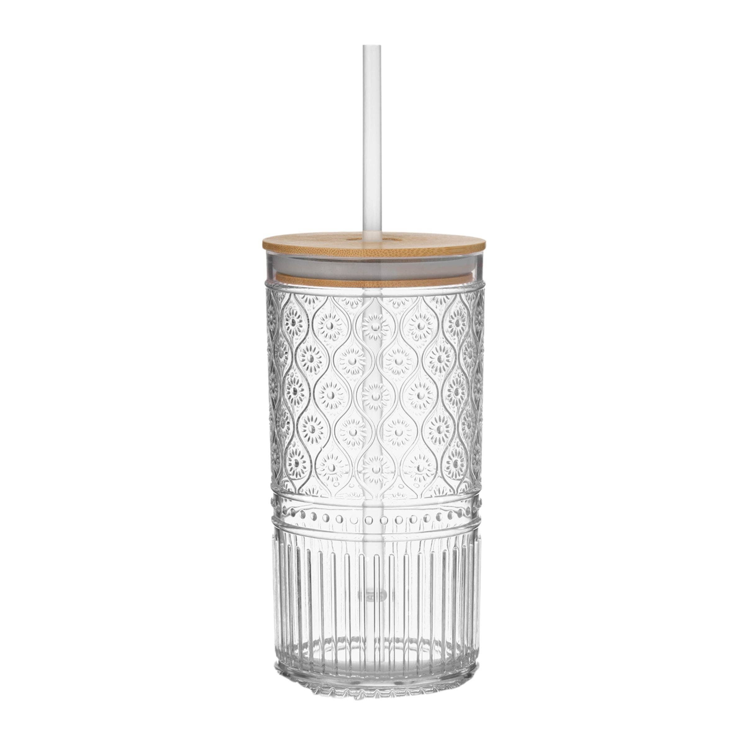 Claro Acrylic Clear Sippy Cup, Set of 4
