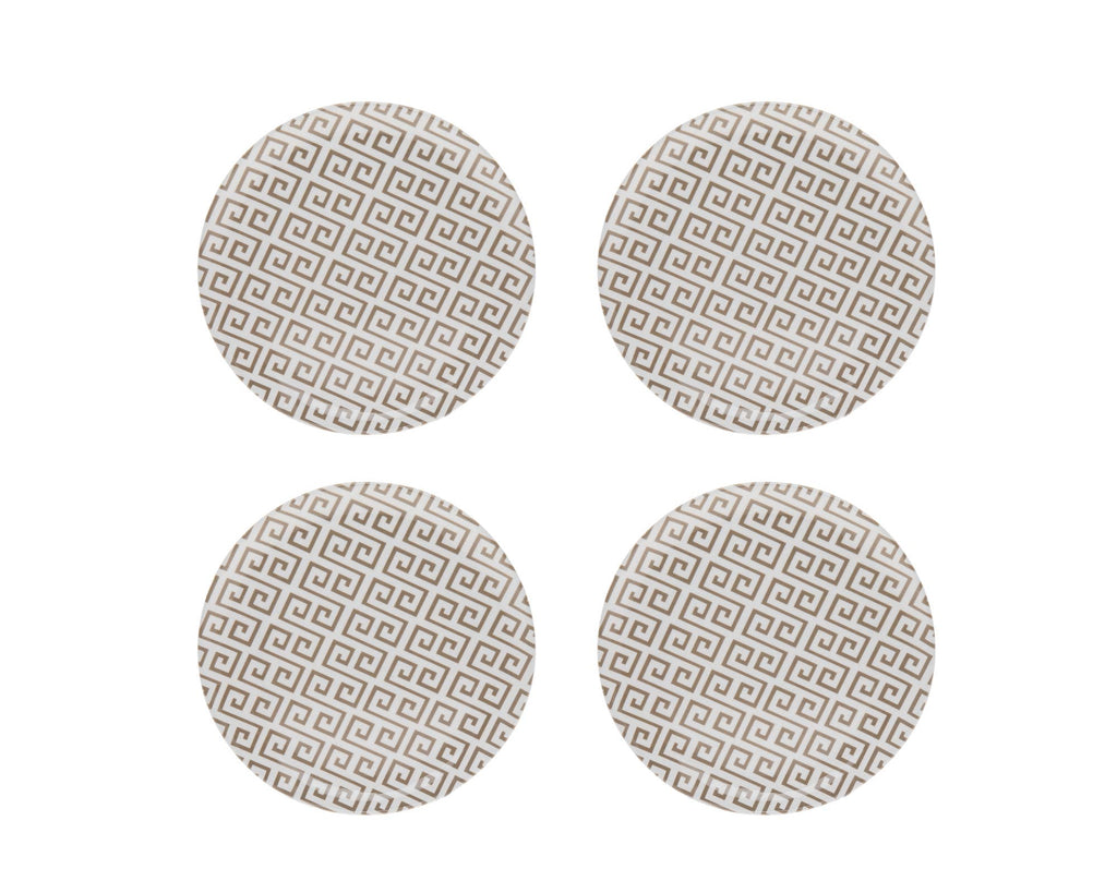 Geometric Melamine Sets: S/4 11" Plates