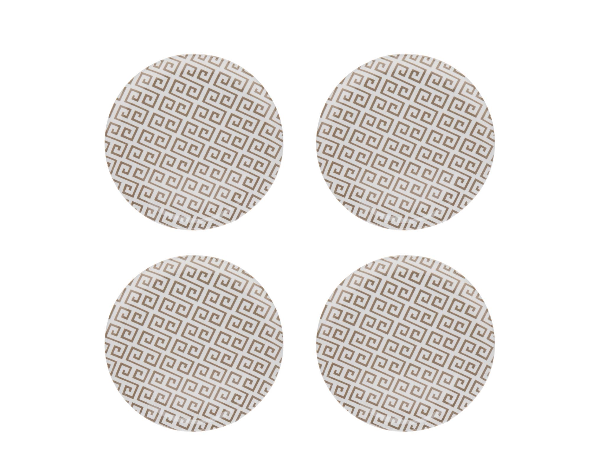 Geometric Melamine Sets: S/4 11" Plates