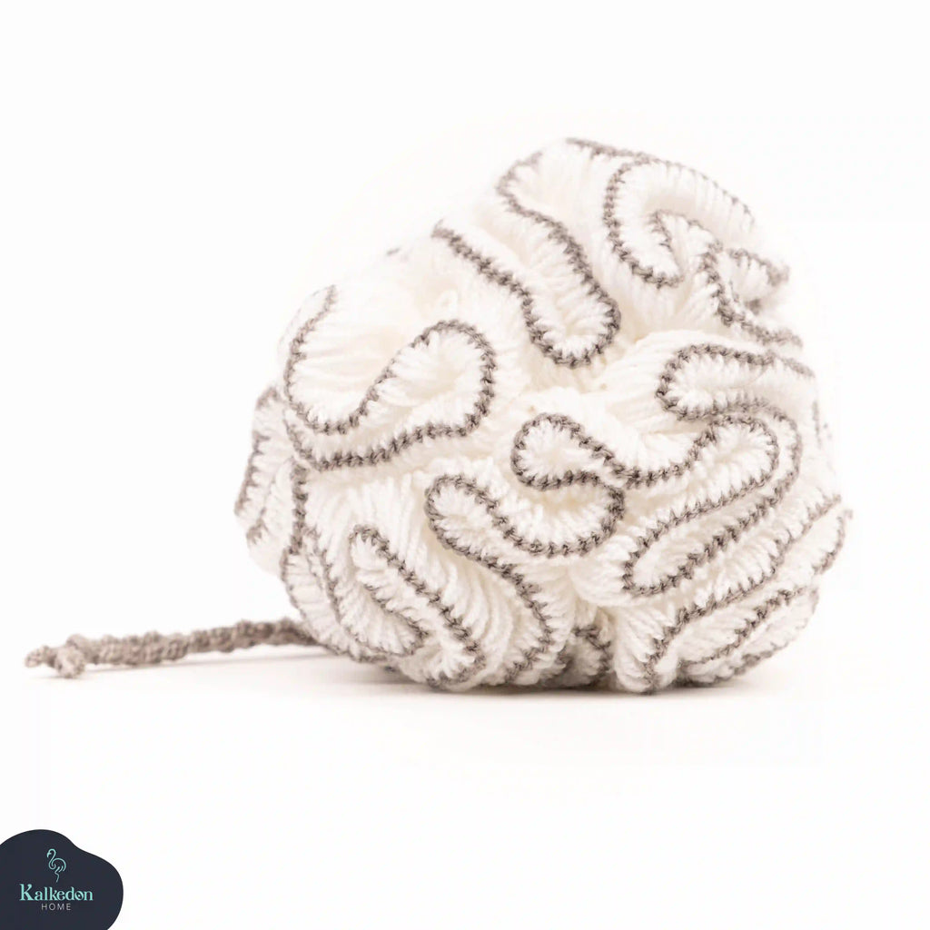 Organic Cotton Shower Pouf