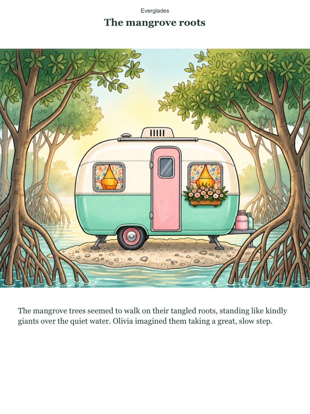 Everglades story preview personalized with Olivia